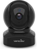 wansview Wireless Security Camera, IP Camera 1080P HD, WiFi Home Indoor Camera for Baby/Pet/Nanny, Motion Detection, 2 Way Audio Night Vision, Works with Alexa, with TF Card Slot and Cloud Black