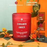 Workshop Candles - Nến thơm Cinnamon Amber 8oz thumbnail