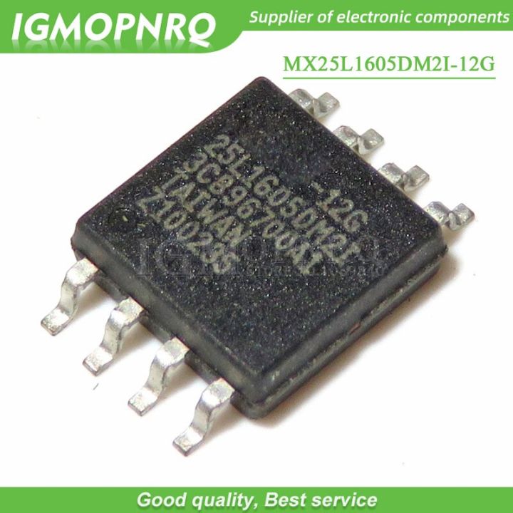 10pcs/lot MX25L1605 MX25L1605DM2I 12G 8 SOP Wireless Router Flash Memory Chip New Original Free Shipping