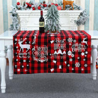 2022 New Year Christmas Tablecloth Kitchen Dining Table Decorations Waterproof Party Table Cover Christmas Ornaments for Home