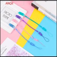 ANQII 1PC DIY จุกนมหลอก ทารก การงอกของฟันของทารก สายรัดหัวนม ห่วงโซ่จุก คลิปจำลอง