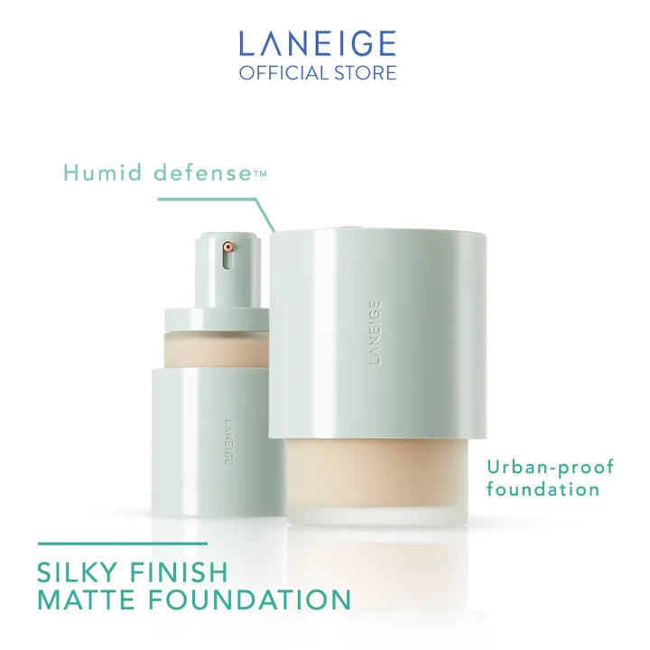 LANEIGE Neo Foundation Matte (Select from 7 shades)- Hydrating foundation, Makeup Concealer, Primer, long lasting coverage, sweat resistant