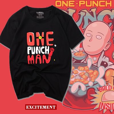 เสื้อยืดแขนสั้นลําลอง คอกลม ผ้าฝ้ายแท้ ขนาดใหญ่ พิมพ์ลาย One Punch Superman สร้างสรรค์ สําหรับผู้ชาย และนักเรียน