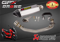 ท่อ gpx droneท่อakrapovic เทา-เคฟล่า เสียงแน่นทุ้ม สไตล์บิ๊กไบค์ เสียงไม่แตกในรอบสูง อัตราเร่งดีขึ้น อุปกรณ์ครบชุด พร้อมติดตั้ง รับประกัน1ปี ส