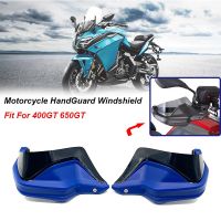 อุปกรณ์เสริมสำหรับ400GT CFMOTO 650GT 400 GT 650 GT ใหม่อุปกรณ์เสริมรถจักรยานยนต์ที่ป้องกันมืออุปกรณ์ป้องกันกระจกหน้ารถ