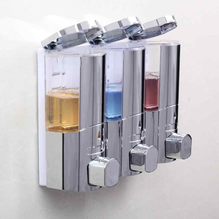 ( Atis shop ) 350ml Hand Soap Dispenser Wall Mount Shower Liquid