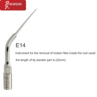 นกหัวขวานทันตกรรมอัลตราโซนิก Scaler ลบไฟล์หักเคล็ดลับ E14 100 เดิม