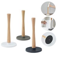 Durable Wooden Desktop Toilet Roll Paper Holder Tissue Storage Rack Home Decor Kitchen Napkin Shelf Toilet Roll Holders