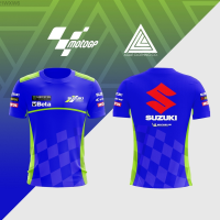 racing New Summer 2019 MotoGP car Suzuki (slim fit) fully sublimated fashion versatile t-shirt