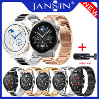 JANSIN สายนาฬิกาข้อมือสแตนเลส for huawei watch GT 3 se GT 3 Pro GT 3 GT 2e GT 2 GT 46mm Band Metal Stainless Steel Band for huawei watch 3 46mm strap