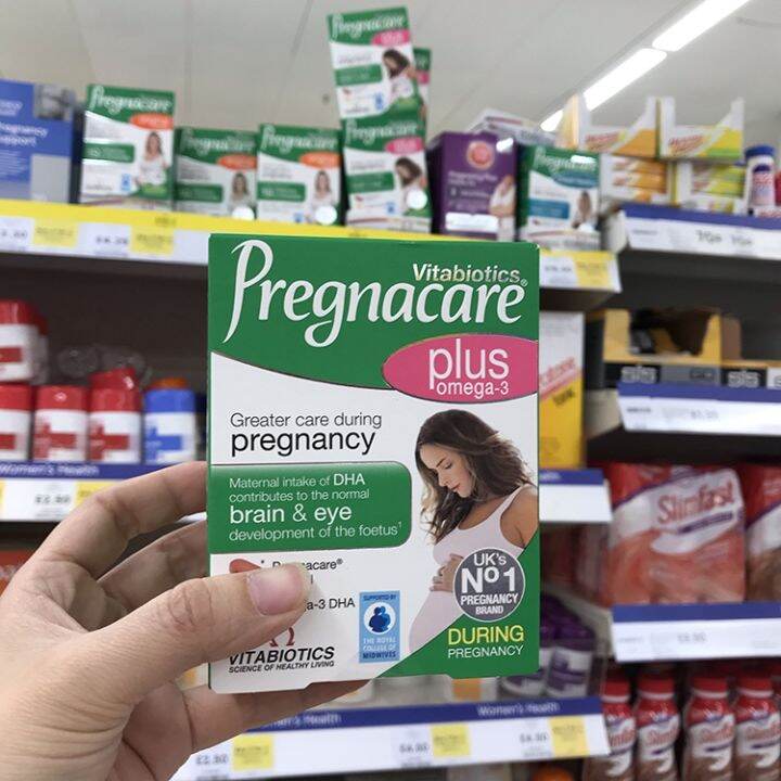 British Pregnacare plus pregnant women folic acid compound vitamin DHA
