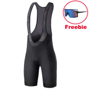 Santic Men Cycling Bib Shorts Shockproof 4D Padded Breathable High Elastic