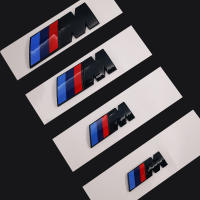 Upgrade BMW M Logo Power Sport E90 M3 M5 M7 Car Metal Sticker Auto Front Grille Emblem Accessories