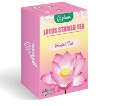 Glean Lotus Stamen Tea ชาเกสรดอกบัวหลวง 10 ซอง ตรา กลีน (10 Tea Bags)