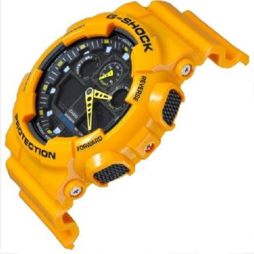 นาฬิกาข้อมือga-100a-9adr-casio-gshock-rubber-รุ่น-bumblebee-limited-edition-yellow