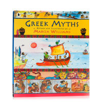 English original genuine Greek mythology English original full-color cartoon picture book myth story enlightenment cognitive interest humanistic edification picture book Marcia Williams paperback