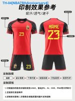 ﺴ☢✲ NBA75thAnniversary4 Belgium jersey home No. 10 Hazard game sports training suit childrens football suit custom