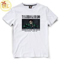 BIL เสื้อยืดใส่สบาย เสื้อผช  Dextreme เสื้อดาบพิฆาตอสูร  T-shirt DYB-007 Demon Slayer ลาย Tanjiro ทันจิโร่ มี สีดำ และ สีขาว