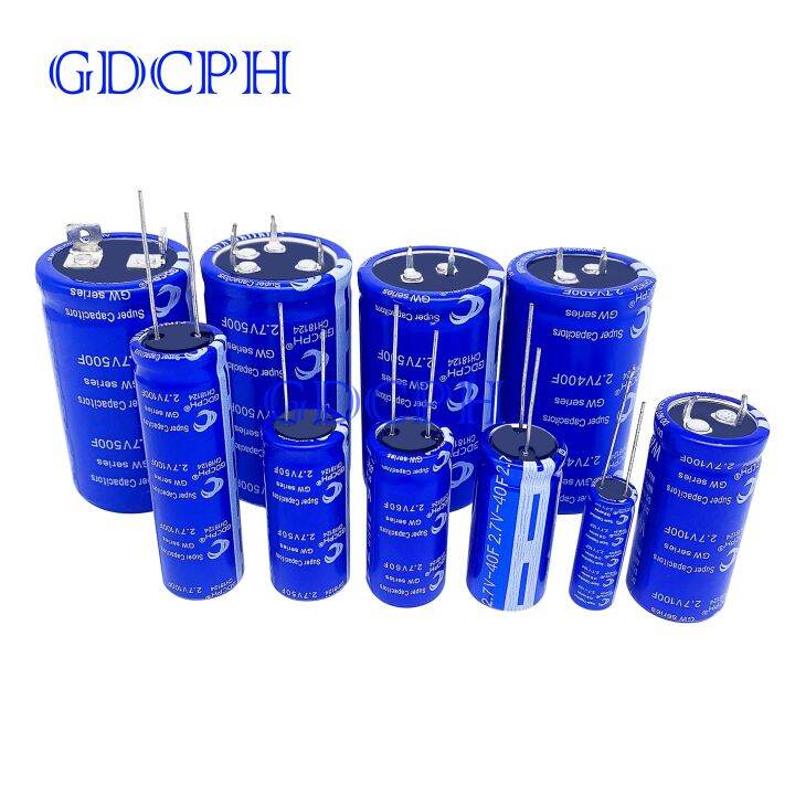 Super Capacitors 2.7V Series 10F 40F 50F 60F 100F 120F 360F 400F 500F 2