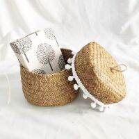 Seaweed Woven Baskets Flower Basket Household Storage Baskets Flower Basket Natural Household Decoration Hot Sale