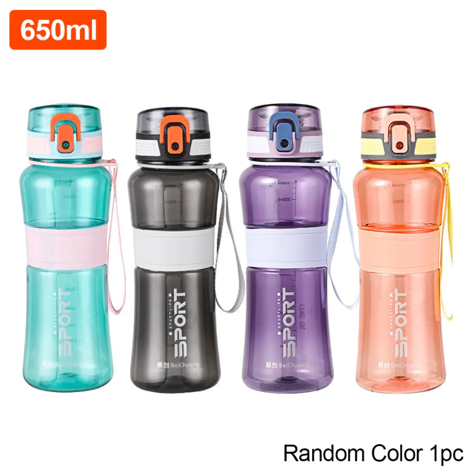 650ml Water Bottle For Kids School Outdoor Sport Leak Proof Seal