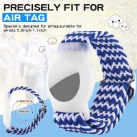 2023◘№▧ New for Kids for AirTag Bracelet Nylon Wristband for AirTag with Protective Case Strap Adjustable Anti-Lost Trackers Accessory