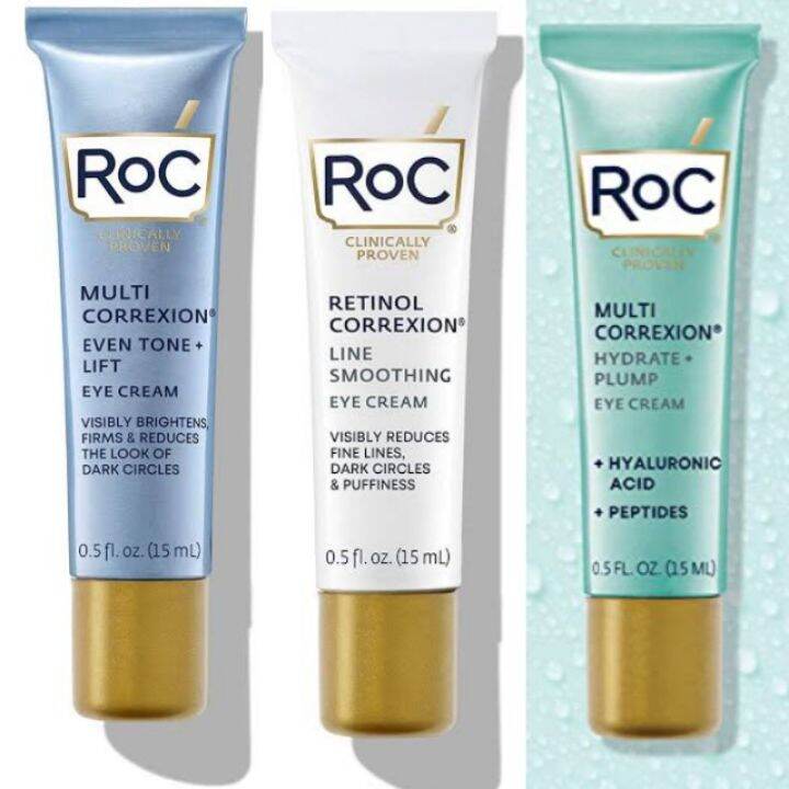 RoC RETINOL / MULTI CORREXION EYE CREAM (15ml) Lazada PH