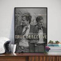 ศิลปะบนผนังทีวีโปสเตอร์ True Detective เล่นภาพสีผ้าใบสำหรับห้องนั่งเล่นของขวัญชุดตกแต่งห้องนอน69F 0726