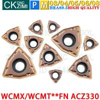 WCMX WCMT 030208 040208 050308 06T308 080412 FN ACZ330 คาร์ไบด์แทรก WC U เจาะ กลึง CNC เครื่องมือกลึง