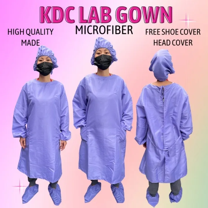 The new 2022 fdfewcsd lab gown white fdfewcsd PPE 3 in 1 Isolation Gown Lab gown Hazmat Washable