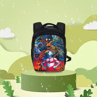 Ultraman Boys Girls Kids Cartoon Backpack New Student Backpack Large-Capacity Cute Load-Reducing Backpack