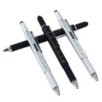 Multifunction Ballpoint Pen Screwdriver Ruler Spirit Level With a Top And Scale Metal Pens For Scholl Office Multifunction Pen Pens