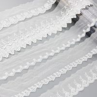 [HOT!] (3 yards/lot) Cotton embroid lace sewing ribbon lace fabric Webbing Decoration crafts