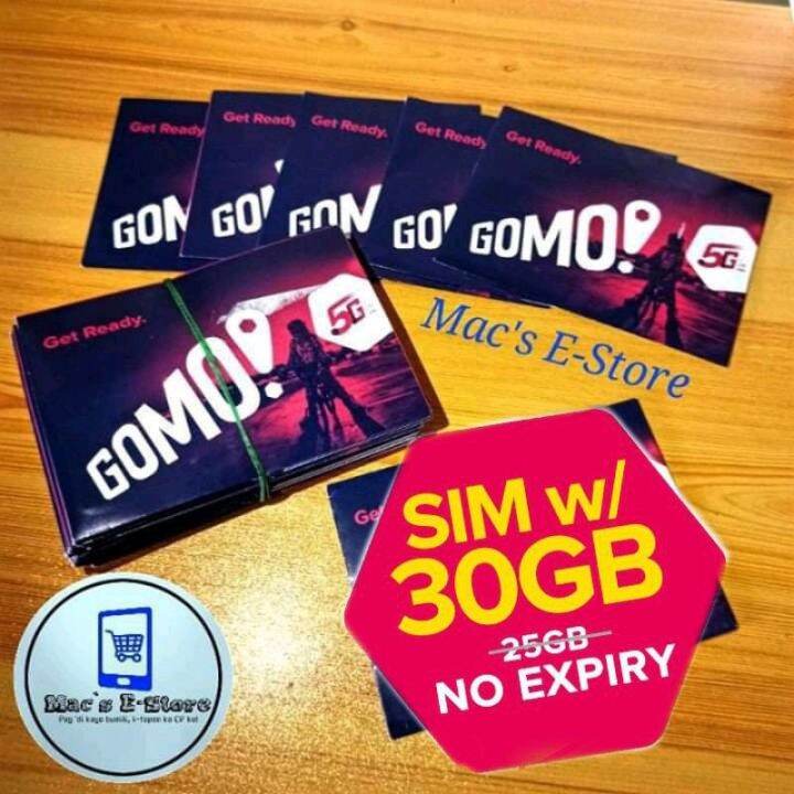 GOMO Sim Card with 30GB No Expiration Lazada PH