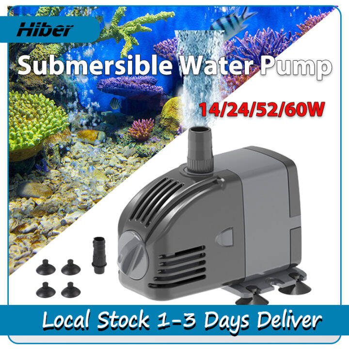 1460W Submersible Aquarium Water Pump Fish Tank Powerhead Fountain