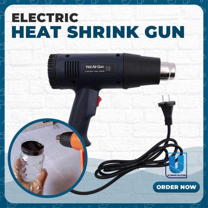 Electric Heat Shrink Gun Hot Air Bottle Plastic Sealer Lazada PH