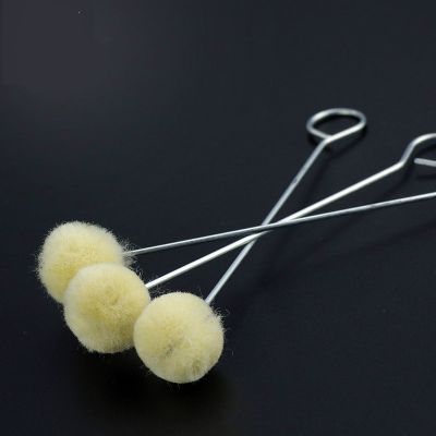 hot【DT】┇☬■  leather carving dyeing brush oil color edge wool ball liquid brush.