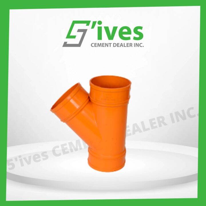 BIOPIPE PVC Wye Orange Lazada PH