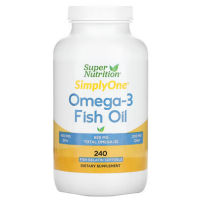 Super Nutrition Omega-3 Fish Oil 1,000 mg 240 Fish Softgels