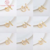 (3439)6 Sets 24K Gold Color Plated Brass Bracelet O Toggle Clasps High Quality Diy Jewelry Making Findings Accessories DIY accessories and others