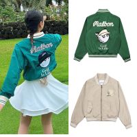 MALBON Korean Original Single Golf Couple Clothing Fashion Jacket Zipper Top Baseball Uniform Jacket Men And Women Models