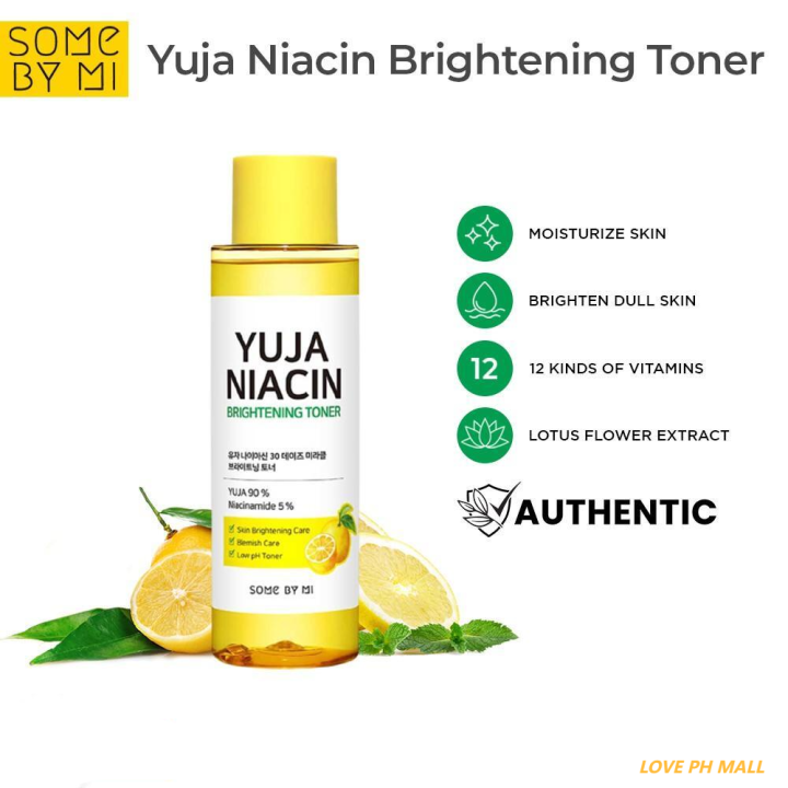 SOME BY MI Yuja Niacin 30 Days Brightening Toner Blemish Care Serum ...