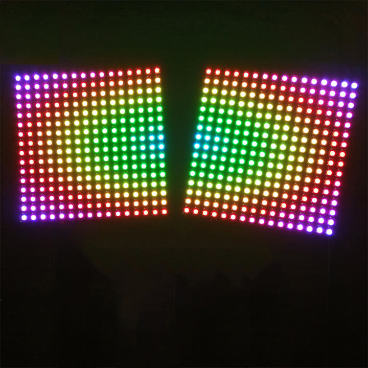 Ws2812b Matrix Pixel Screen Panel Digital Display Board Flexible Programmed Individually Ic 