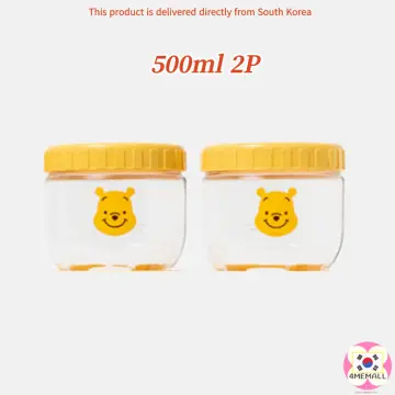 LocknLock×Disney] Winnie the Pooh Glass Steam Container, BABY FOOD GLASS  CONTAINER 3P/Set, Glass Baby Tableware, 230ml , LocknLock, Gift Box Package  Set,Food Storage - Now In Seoul