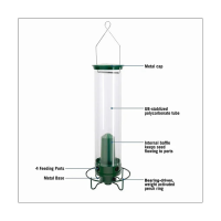 Droll Yankees YF-M Yankee Flipper Feeders Hanging Hummingbird Water Feeders with Weight Activated Rotating Perch