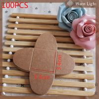 Warm Light 100pcs ช็อกโกแลตห่อขนมถ้วยถาดกระดาษขนมฐานบรรจุภัณฑ์ Liners