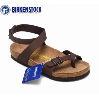 ✵ kecanm8 【Original】Birkenstock yara womens shoes classic cork frosted brown sandals 34-43