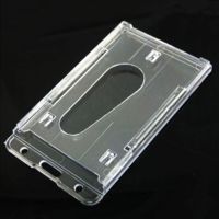 2 Pcs/lot Soft Plastic Clear Sleeves Protector Case Bag Holder New 100*60mm Transparent Card Holder Card Holders