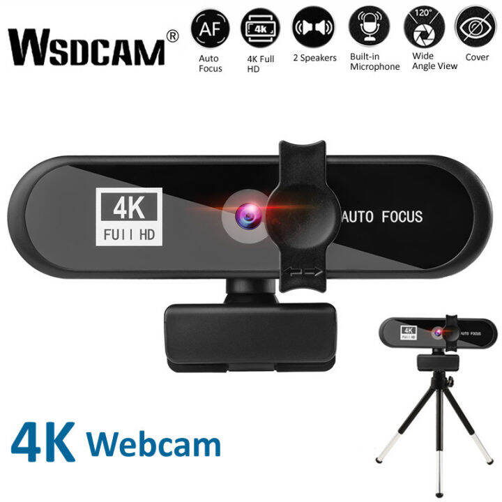 Webcam Pc Konferensi 2k4k Usb Fokus Otomatis Kamera Web Laptop Desktop Untuk Pertemuan Kantor 4836