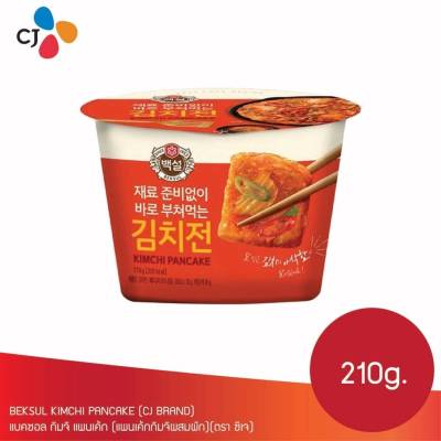 cj beksul kimchi pancake แพนเค้กเกาหลี กิมจิผสมผัก แบคซอล กิมจิ แพนเค้ก 210g.